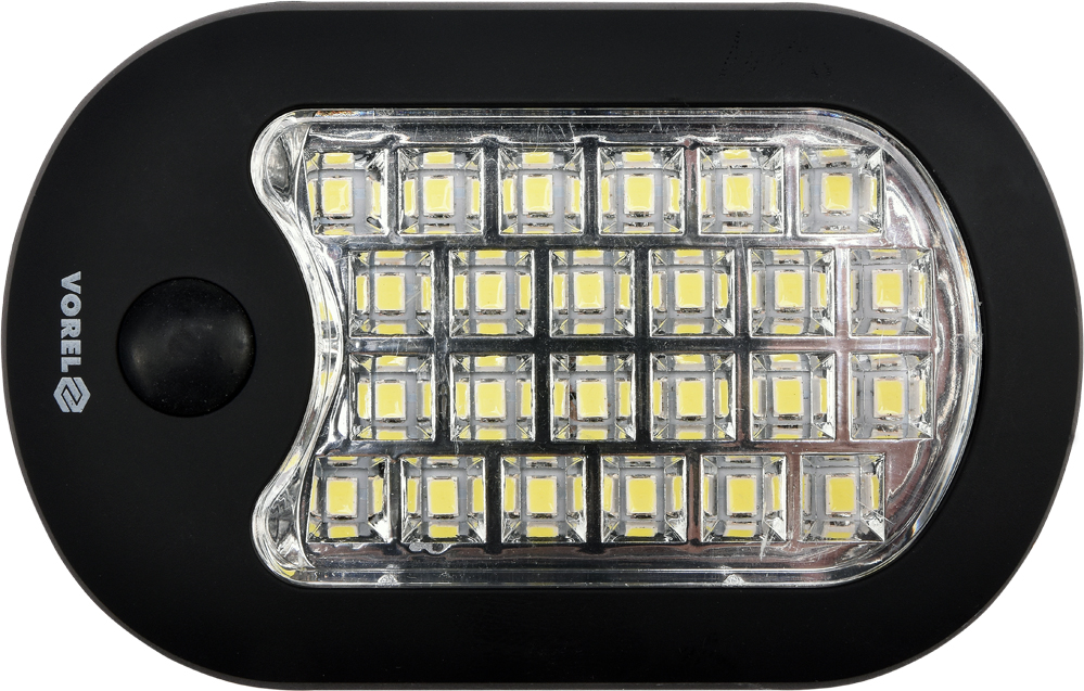 Ліхтар світлодіодний Vorel 24 SMD LED + 3 LED, з гачком, 3 × ААА