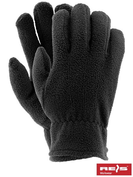 Перчатки REIS RPOLAREX B из полара, черный цвет, размер 10