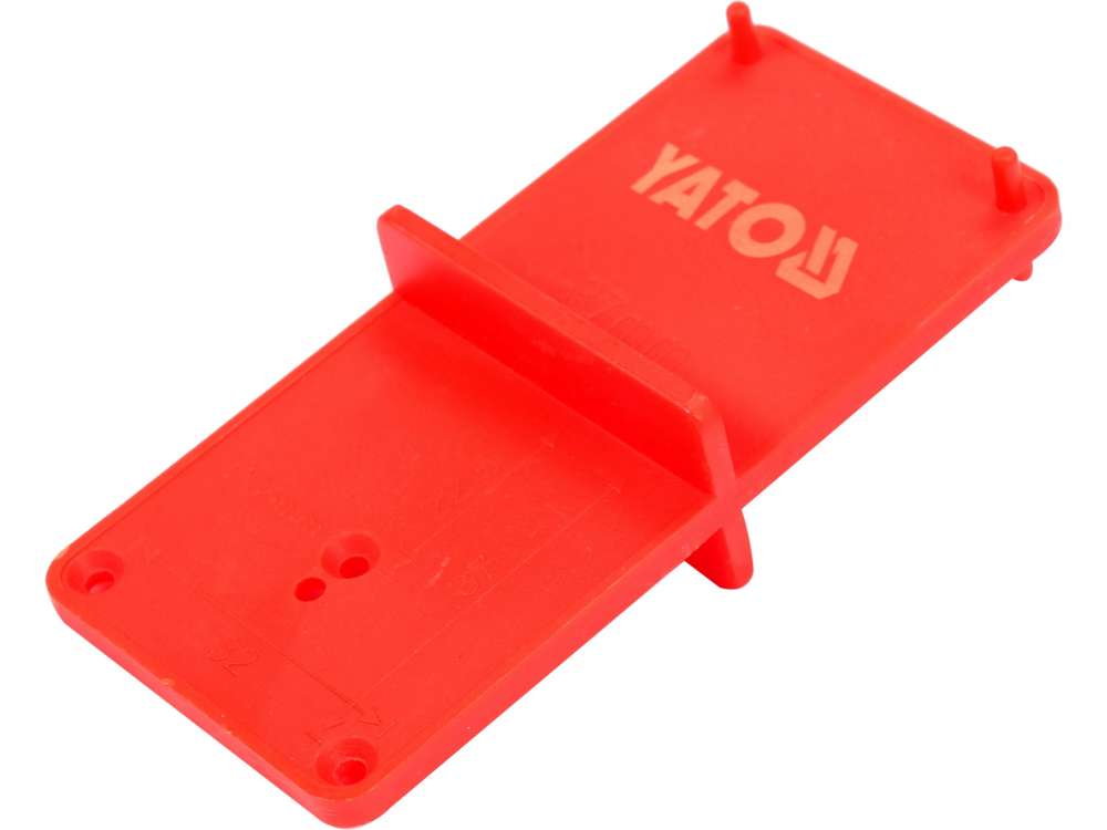 Шаблон разметочный Yato для установки дверных занавесей 35/40 мм, 85×40×22мм.
