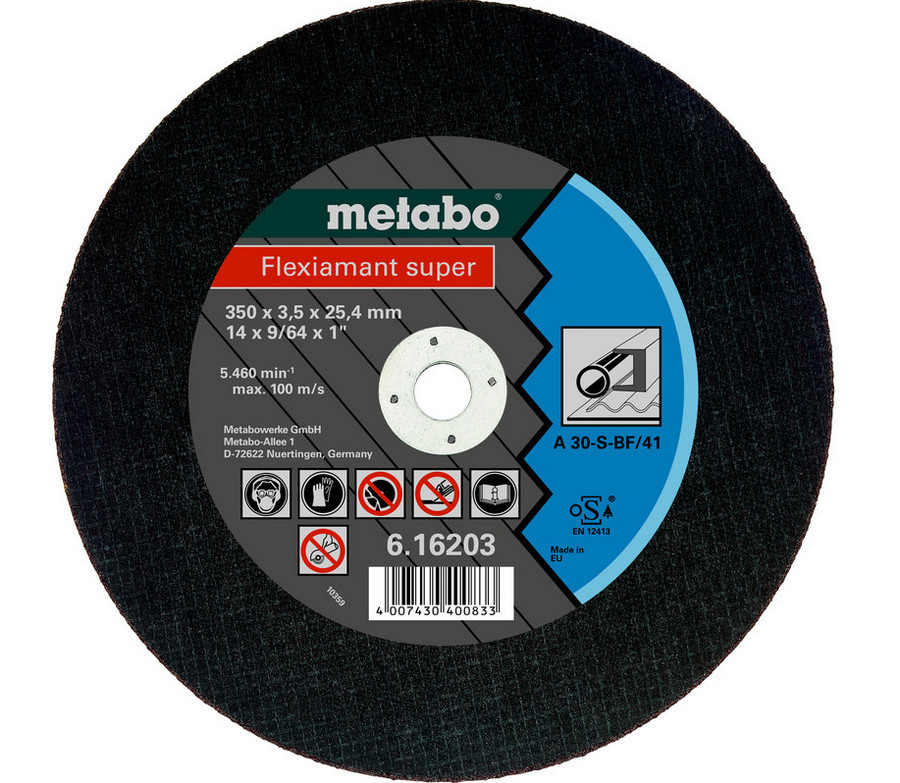 Круг відрізний Metabo Flexiamant super A30-S, Ø400×4,0×25,4мм