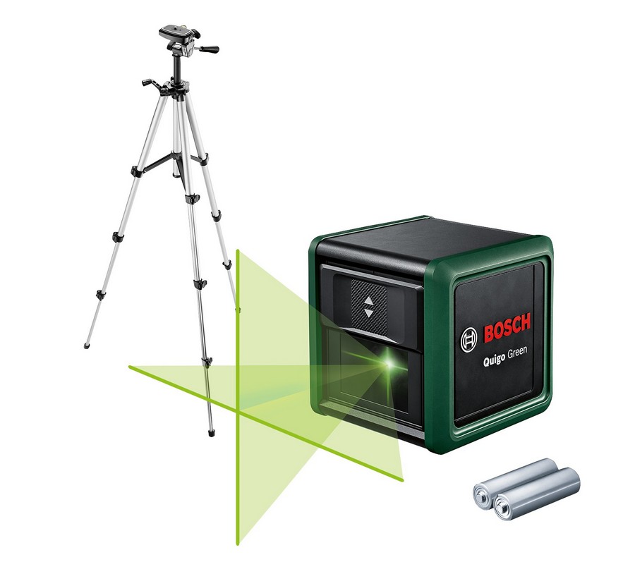 Нівелір лінійний лазерний Bosch Quigo Green Set