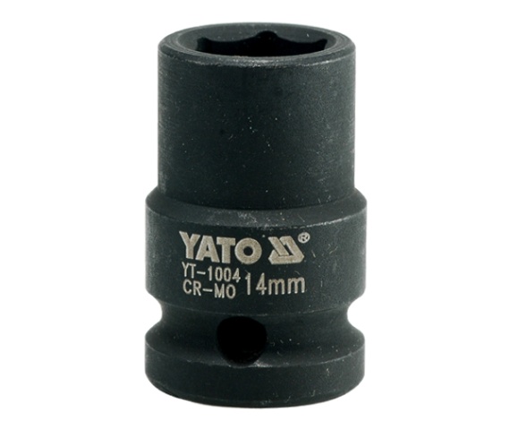 Головка торцевая Yato ударная 1/2", 6-гранная, 14мм, L39мм.