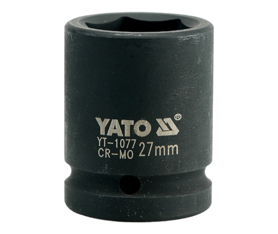 Головка торцевая Yato ударная 3/4", 6-гранная, 27мм, L53мм.