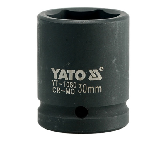 Головка торцевая Yato ударная 3/4", 6-гранная, 30мм, L53мм.