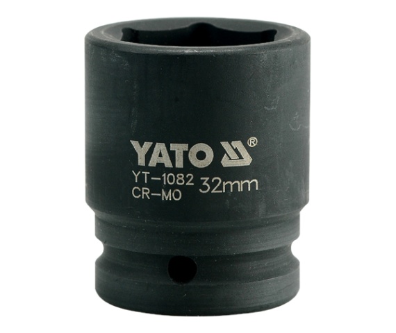 Головка торцевая Yato ударная 3/4", 6-гранная, 32мм, L56мм.
