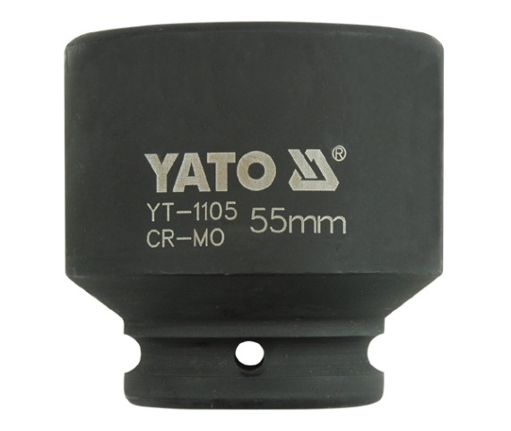 Головка торцевая Yato ударная 3/4", 6-гранная, 55мм, L74мм.