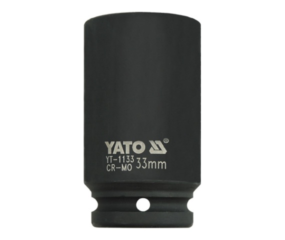 Головка торцева Yato ударна 3/4", 6-гранна, подовжена, 33 мм, L90 мм