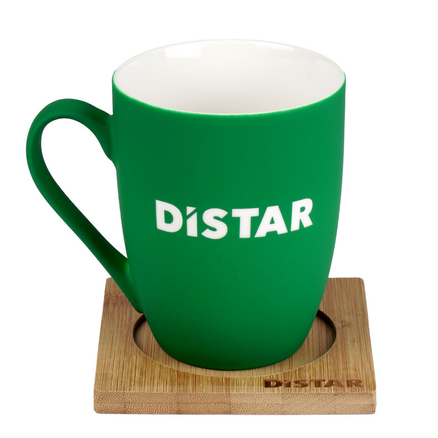 Чашка керамическая Distar с подставкой, 320 мл