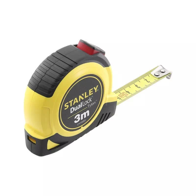 Рулетка Stanley Tylon™ Dual Lock, 3м×13мм, два варианта фиксации ленты