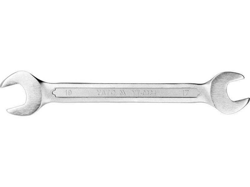 Ключ ріжковий Yato, 17 × 19 мм, 220 мм, CrV