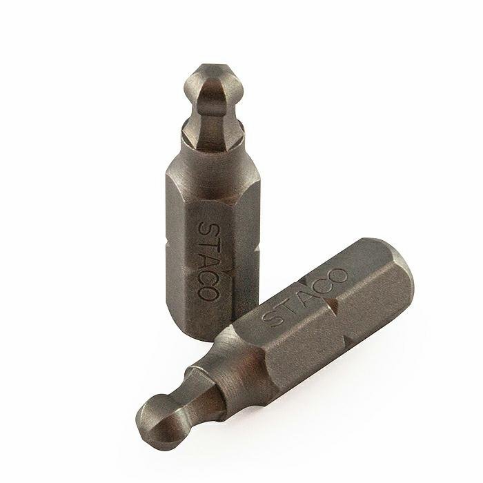 Біта STACO Hex ball 2 × 25мм, 1/4", S2, 1 шт