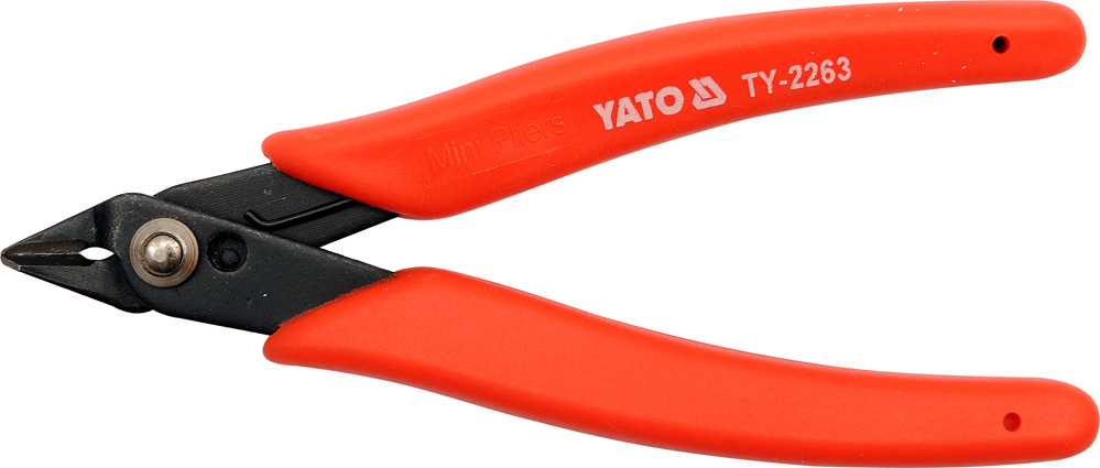 Бокорезы Yato для электроники 130мм, 0,5-1,5 мм²