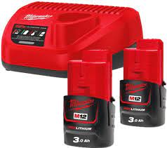 Енергокомплект Milwaukee M12 NRG-302