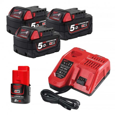 Энергокомплект Milwaukee M18 NRG-503 + подарок