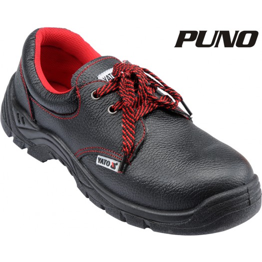 Туфлі робочі YATO PUNO, шкіряні з поліуретановою підошвою, розм. 41