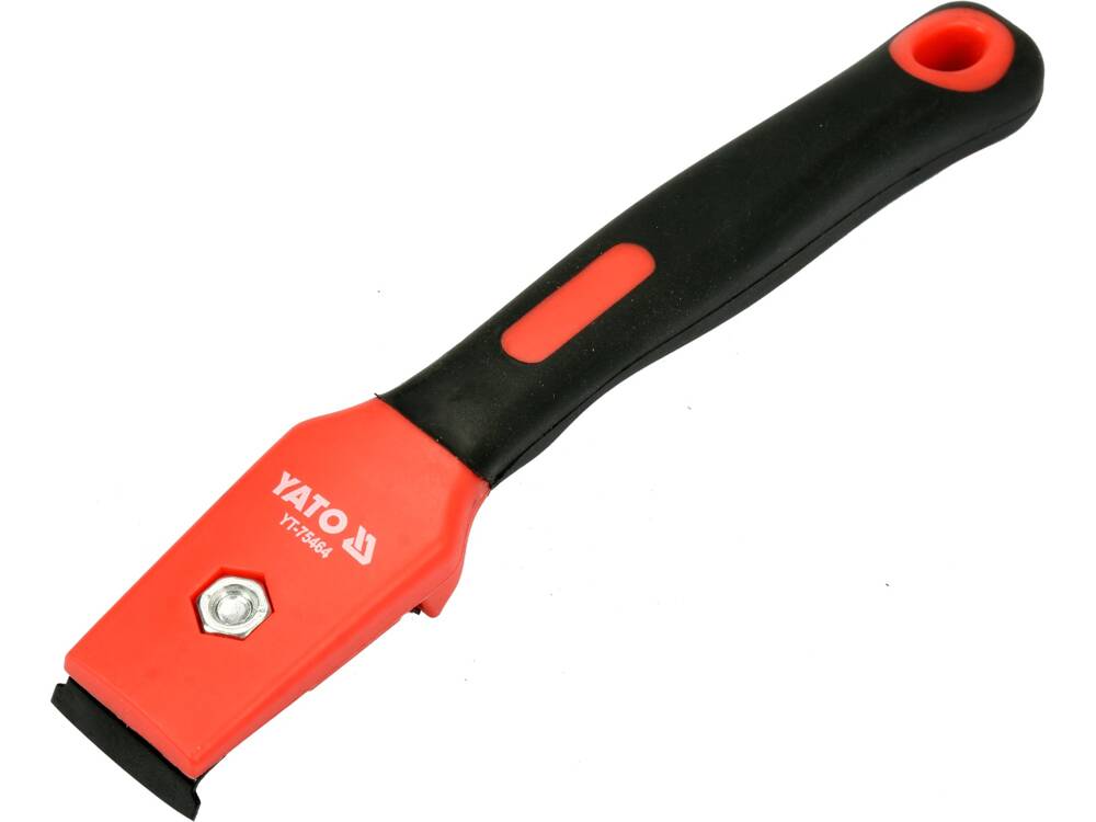 Цикля-скребок YATO з поліпропіленовим корпусом і гумовою ручкою, лезо 30 мм, 200 мм