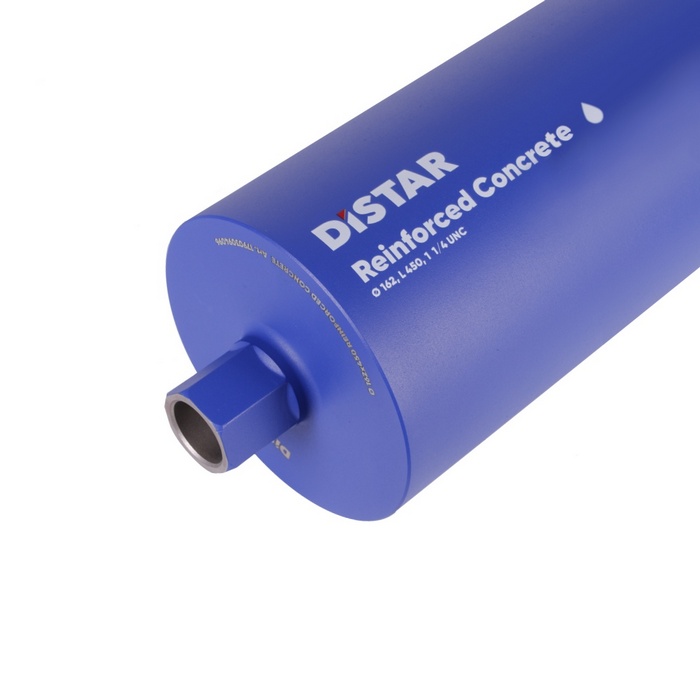 Свердло алмазне Distar Reinforced concrete DDS-W Ø162×450-12×1 1/4 UNC