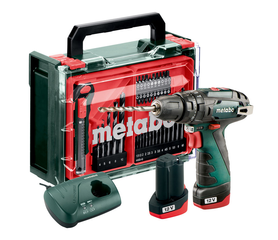 Шурупокрут Metabo PowerMaxx SB Basic Set