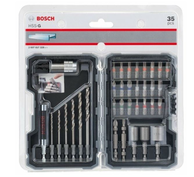 Набор битов Bosch PRO-Mix Металл, 35 шт