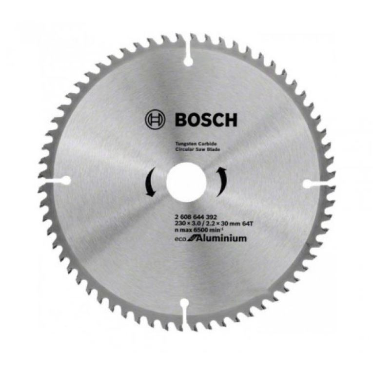 Диск пильний Bosch Eco for Aluminium Ø230 × 30мм 64T