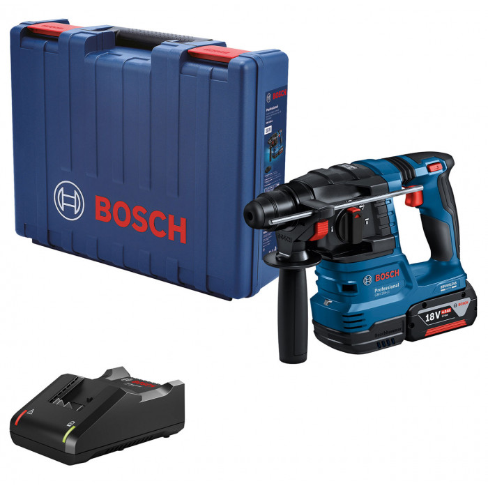 Перфоратор аккумуляторный Bosch GBH 185-LI+GBA 4.0 Ah+GAL 18V-40