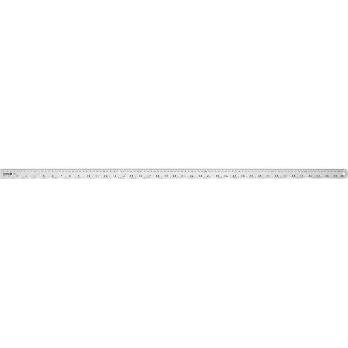 Линейка Vorel 1000×25мм, алюминиевая, с дюймовой и метрической шкалой
