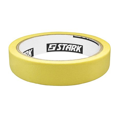 Лента малярная STARK, 24 мм × 20 м, желтая