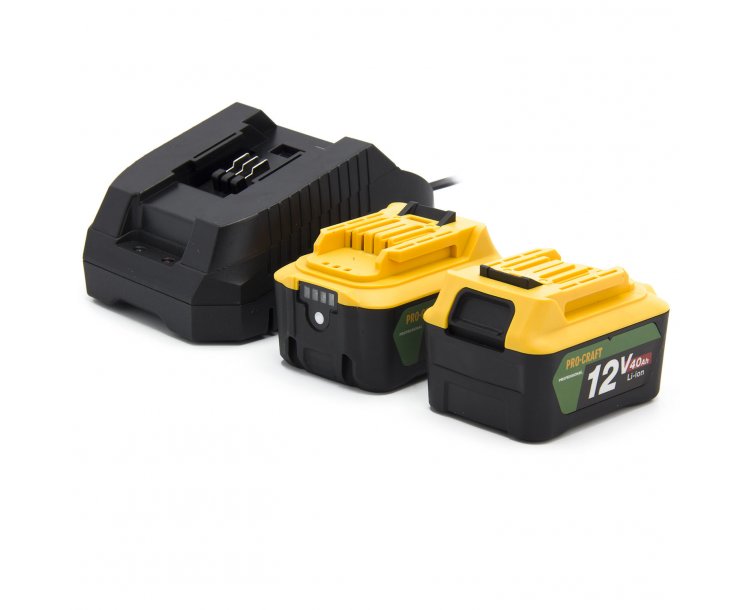 Шурупокрут PROCRAFT РА-18 BL 12V 2*4Ar 45Нм кейс BL 