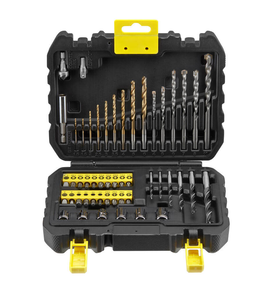 Набір біт і сверл STANLEY TITANIUM, Phillips, Pozidriv, Torx, Slotted, Шестигранник, Ph1, Ph3, Ph2, 
