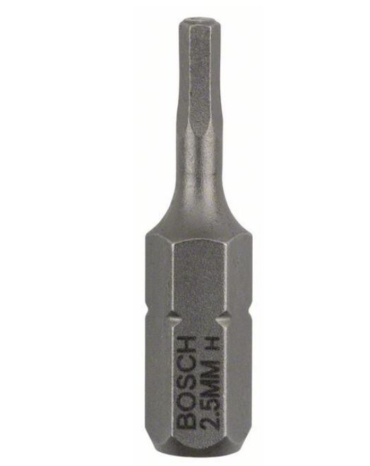 Бита Bosch Extra Hart Hex 2,5 × 25мм, 1шт