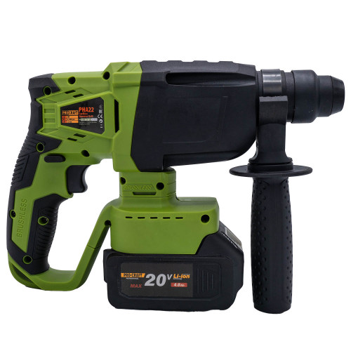 Перфоратор аккумуляторный PROCRAFT PHA-22 20В BL 2 режима, каркас