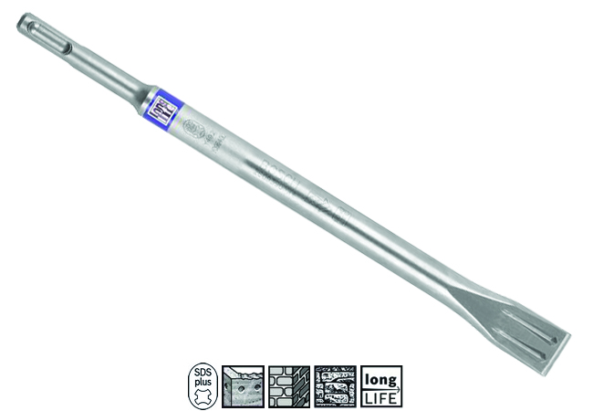 Зубило плоске Bosch SDS-plus LongLife 20 × 250мм