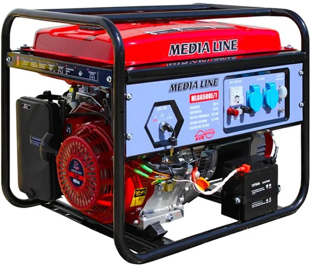Генератор бензиновий AGT MediaLine MLG6500Е/2, 6,5 кВт