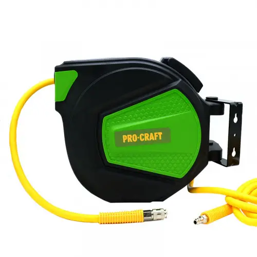 Шланг пневматический PROCRAFT HK20 на автоматической катушке