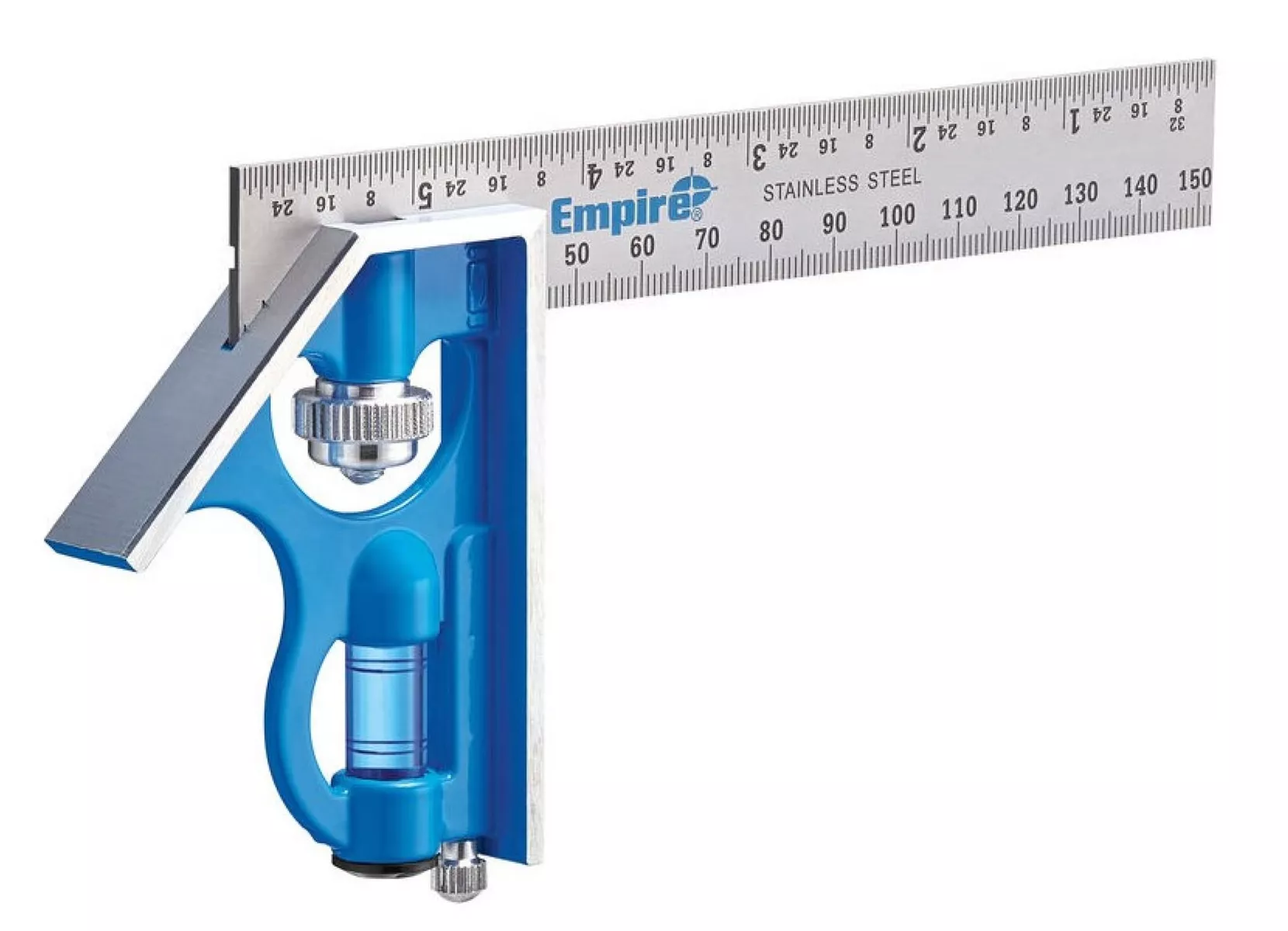 Угольник комбинированный EMPIRE® E255IM, 150мм (Inch/Metric)