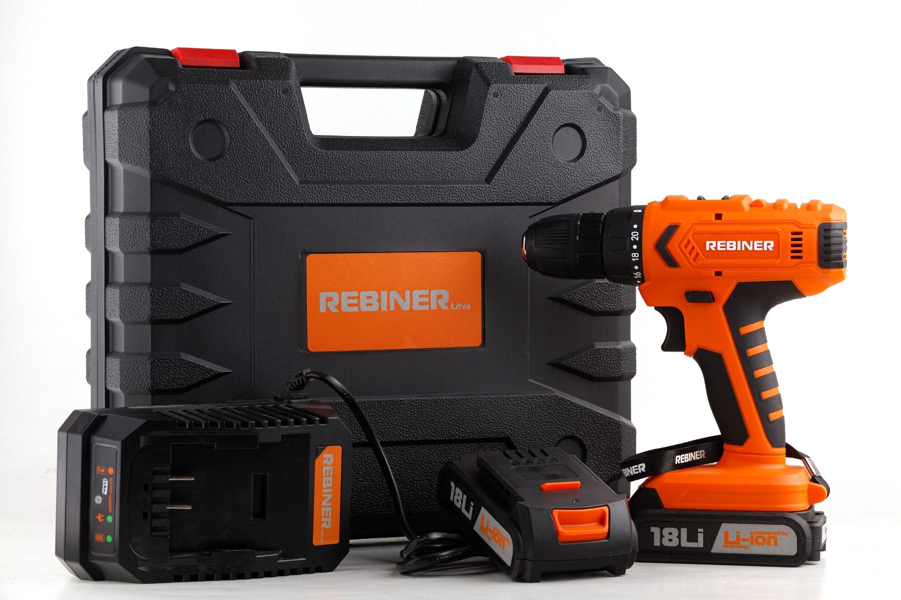 Шурупокрут REBINER RAD-18LiSL (SPEED LOCK) 