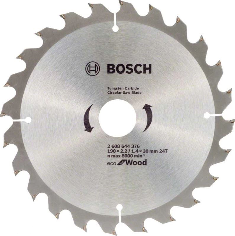 Диск пильный Bosch Eco for Wood Ø160 × 20мм 24T