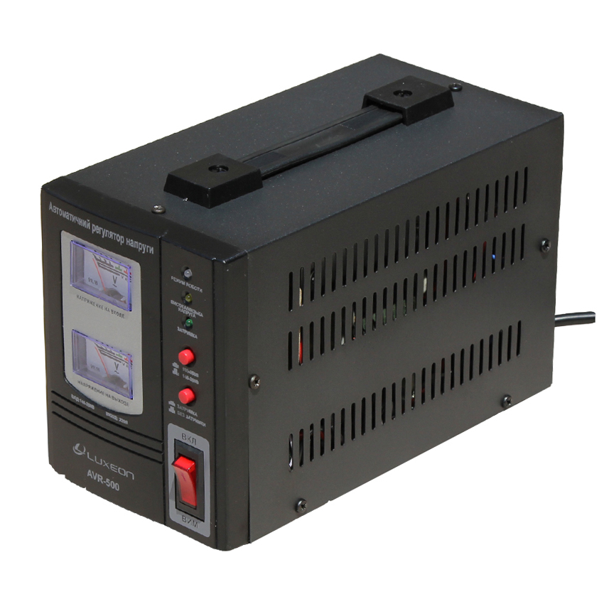 Стабилизатор Luxeon AVR-500VA (черный)