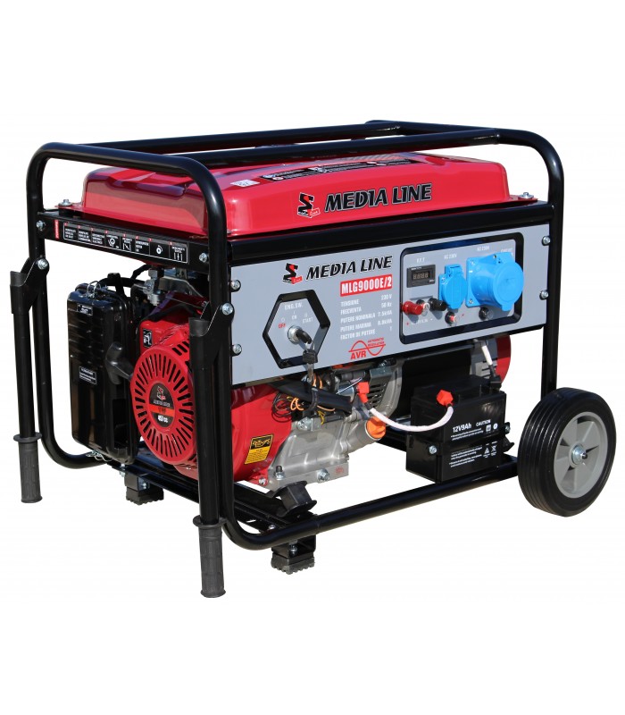 Бензиновый генератор AGT MediaLine MLG9000E/2, 7,5 кВт
