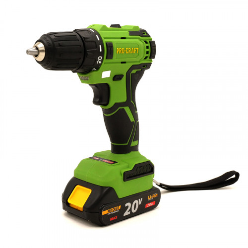 Шурупокрут PROCRAFT PA-18LiN, 20В, BL 1*1,5  кейс