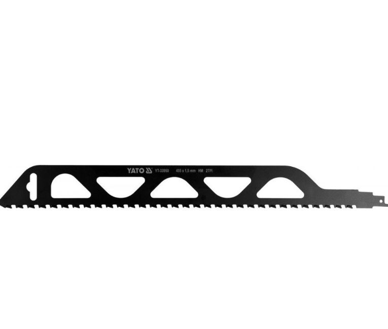 Полотно ножівкове Yato, 1,5 × 455мм, 2TPI HM