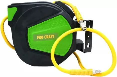 Шланг пневматический PROCRAFT HK10 на автоматической катушке