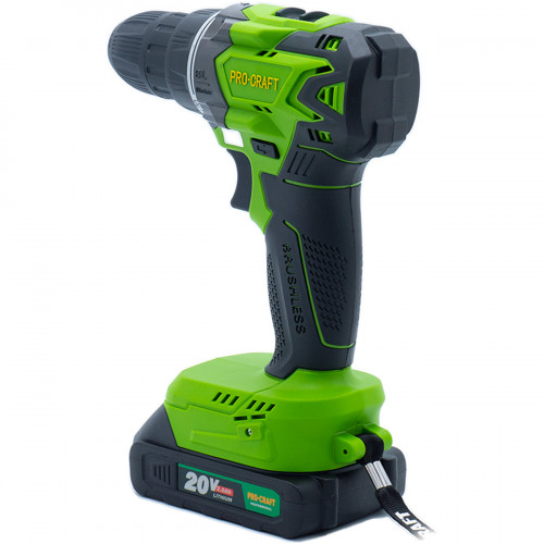 Шурупокрут PROCRAFT Industrial PA-20 BL 2*2Аг 38Нм