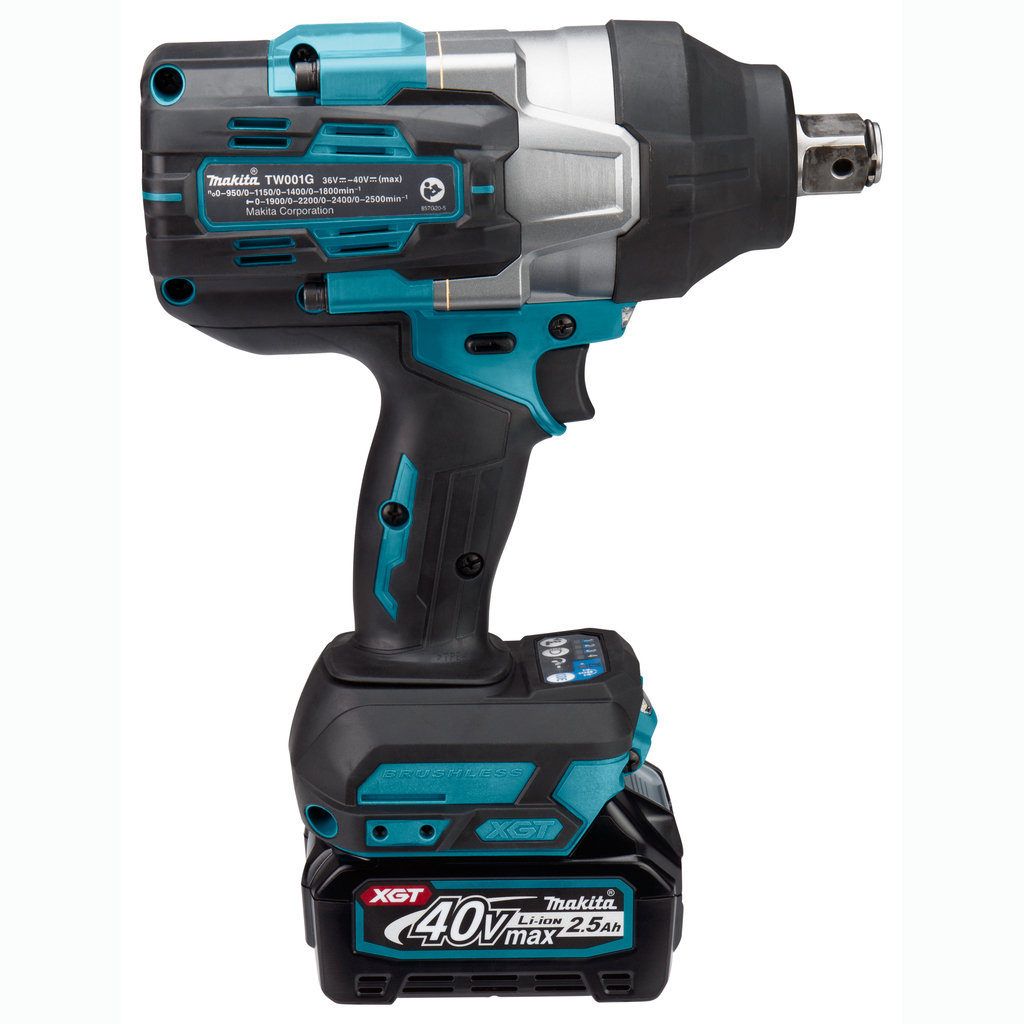 Гайковерт ударный Makita XGT TW001GD201, 40 V Max