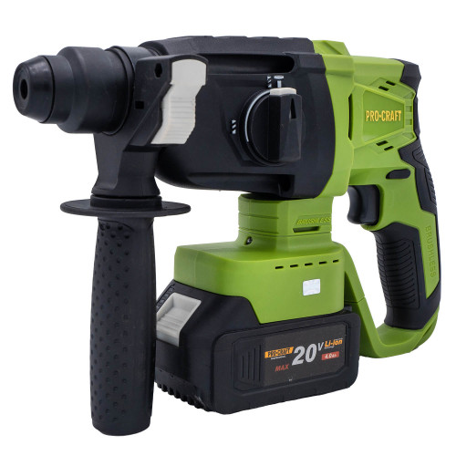Перфоратор аккумуляторный PROCRAFT PHA-22 20В BL 2 режима, каркас